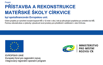 Přístavba a rekonstrukce MŠ Církvice